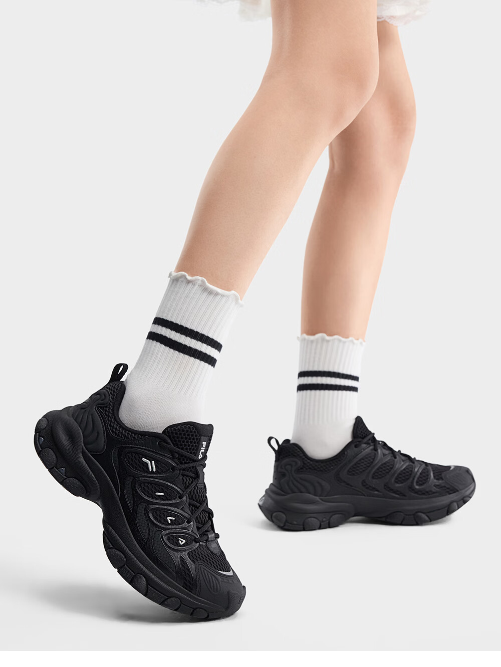 FILA Official Women's Shoes TRUFFLE 2 Dad Shoes, 2026 Autumn New Mushroom Shoes 2nd Generation Casual Shoes 37