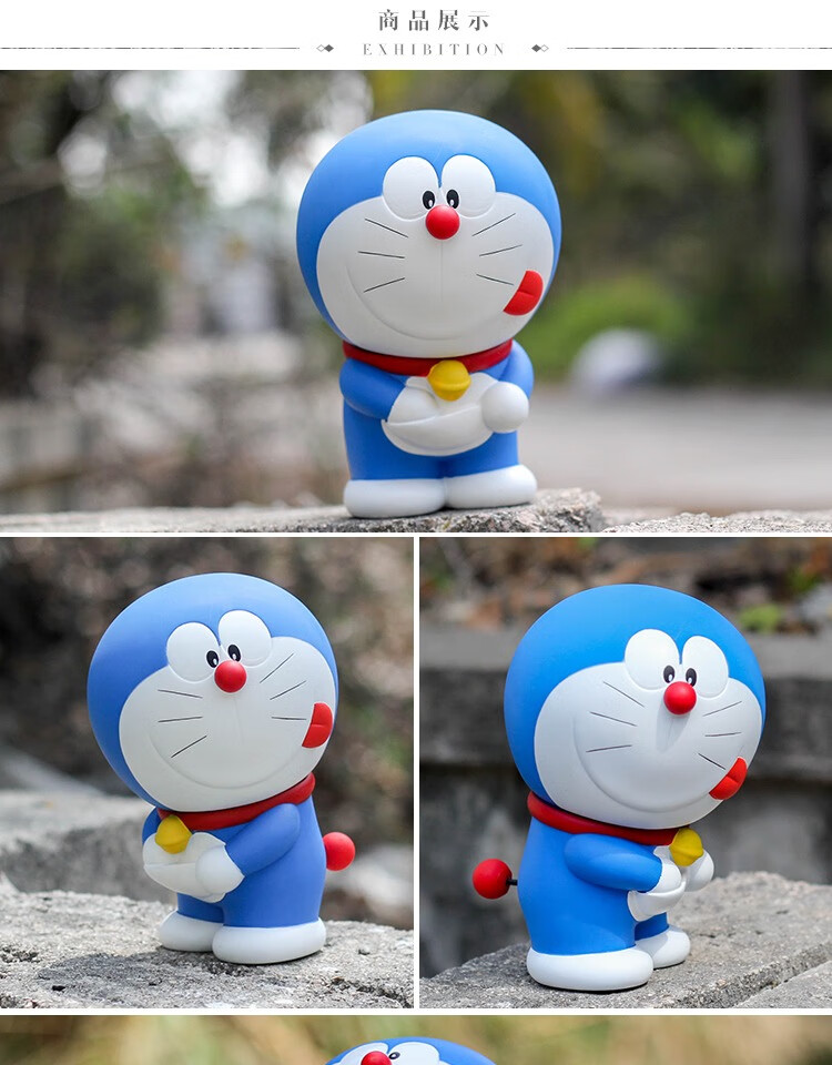 蓝胖子叮当猫玩具生日礼物送女生二次元动漫周边摆件模型手办公仔