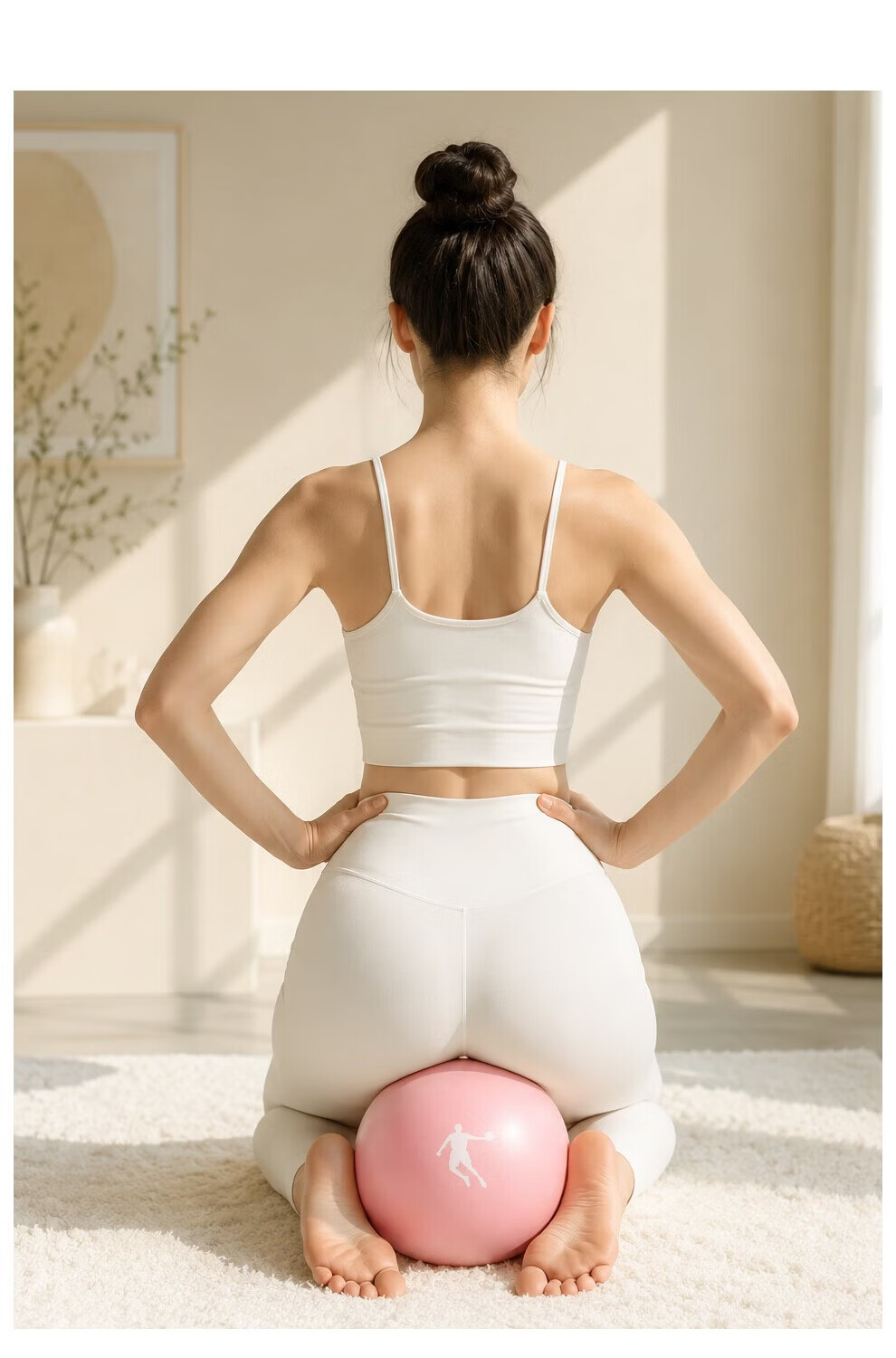 QIAODAN Yoga Pilates Octopus Pelvic Floor Muscle Training Balance Ball 25cm Fitness Ball for Pregnant Women and Adults 7