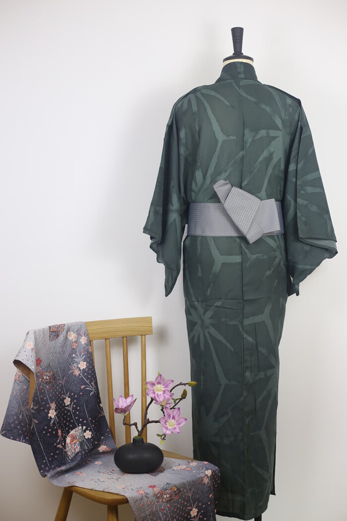 日本人穿的衣服男士传统正式和服浴衣腰带套装长袍浴袍家居服旅拍服饰