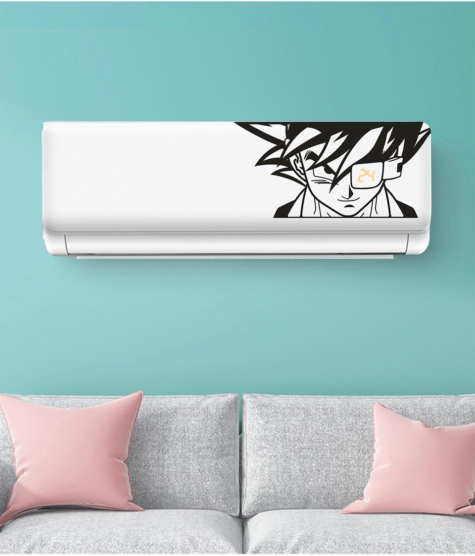 挂式空调贴纸抖音同款七龙珠悟空贝吉塔空调贴纸动漫火影忍者鼬神防水