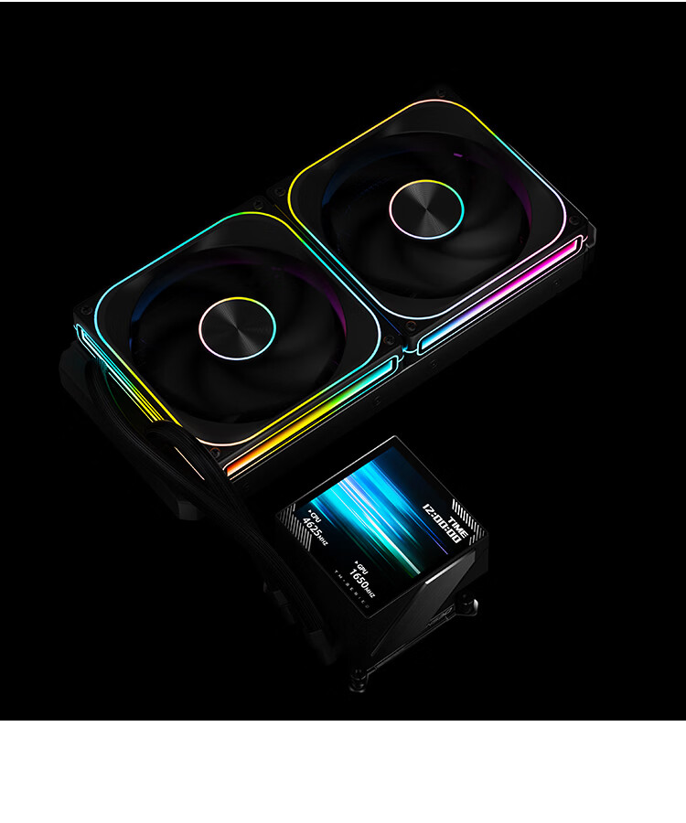 JONSBO TM-280 Black All-in-One Liquid Cooler with Display (140mm*2 ARGB Fans, PWM Smart Temperature Control, 3.95-inch IPS Screen, Magnetic Cold Head) 23