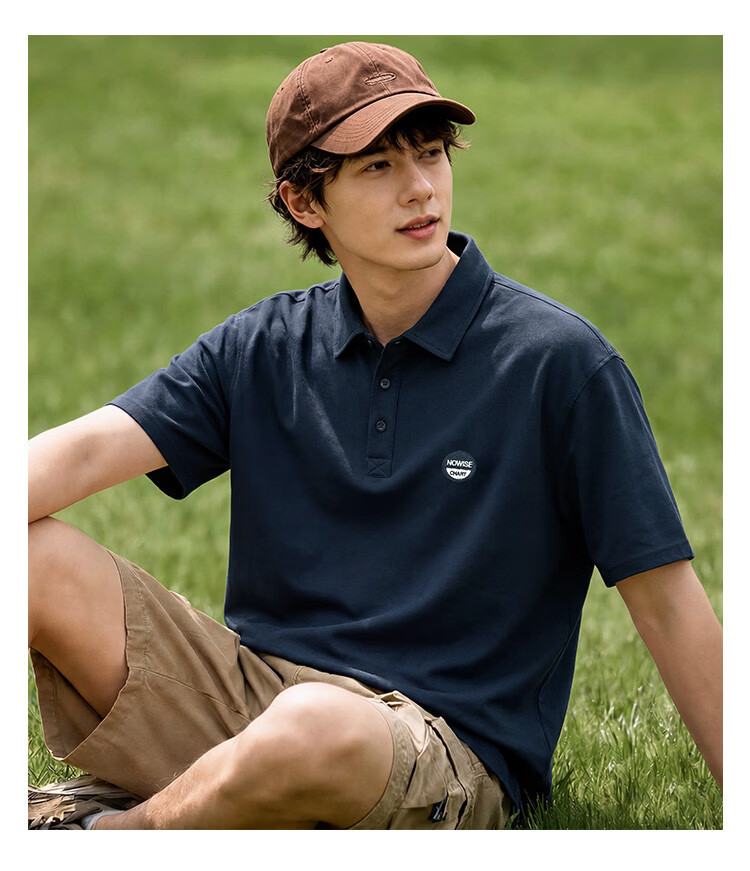 TonLion 2026 Summer New Men's Polo Shirt Short Sleeve Loose Casual Trendy Brand 7