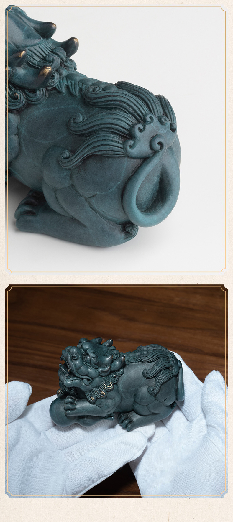 2022新款铜师傅全铜摆件貔貅之时来运转家居饰品铜工艺品摆件