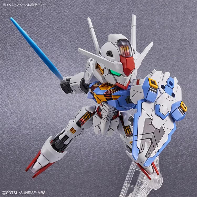 BANDAI SDEX, The Witch of Mercury, Main Character Machine, Wind Spirit Gundam, AERIAL Assembly Model 1
