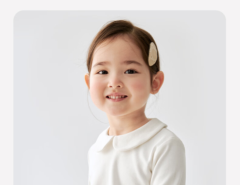 Koala Bibi [Versatile Peter Pan Soft Doll Collar Top] Children's Simple Light Retro Basic Shirt 12