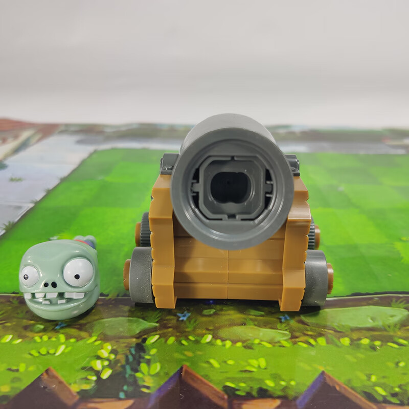 官方授权植物大战僵尸玩具小鬼僵尸炮海盗大炮车可射击小鬼带回力单个