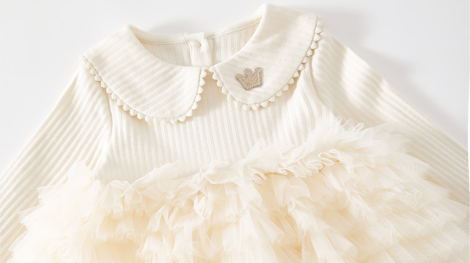 Banxidi Girls' Dress Autumn Baby Princess Dress Birthday Dress Infant Dress Spring and Autumn Children's Mesh Puff Dress 8