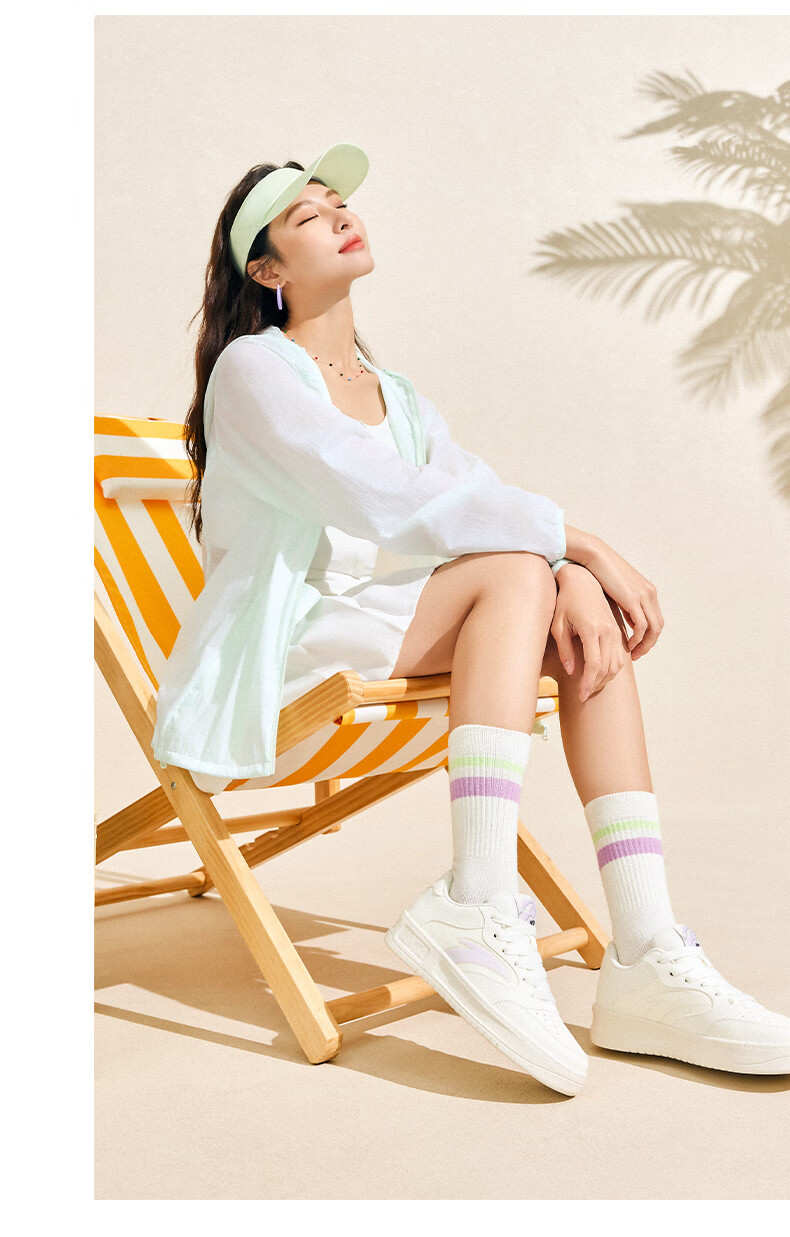 Anta Easy Casual Women's Sneakers Summer Breathable Couple Simple White Shoes Soft Sole Comfortable Thick Sole Height Increasing Leisure Shoes 19