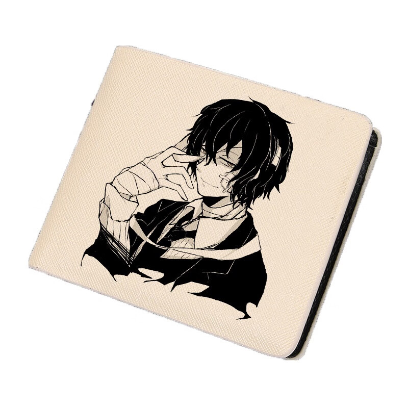 刻沫 文豪野犬钱包 中原中也太宰治中岛敦二次元周边动漫钱包学生礼物