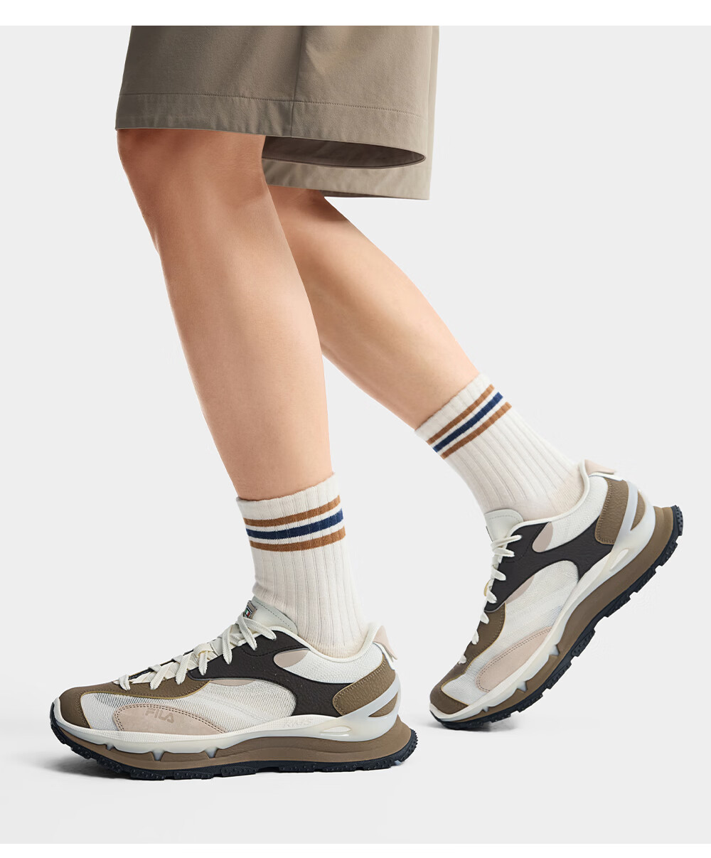 FILA KM3 Stackable Dad Shoes Men's 2026 Autumn New Thick-Soled Casual Sports Shoes 7