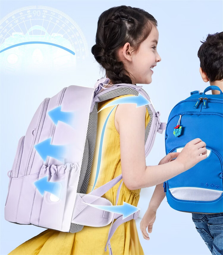 TigerFamily TigerMi Primary School Backpack for Grades 1-5 Kids Boys Girls Ergonomic Large Capacity School Bag 19