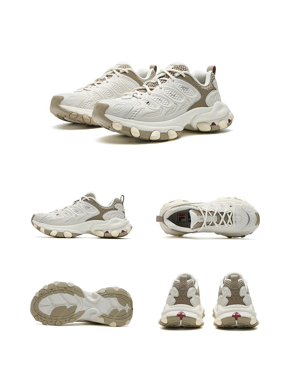FILA Official Women's Shoes TRUFFLE 2 Dad Shoes, 2026 Autumn New Mushroom Shoes 2nd Generation Casual Shoes 51