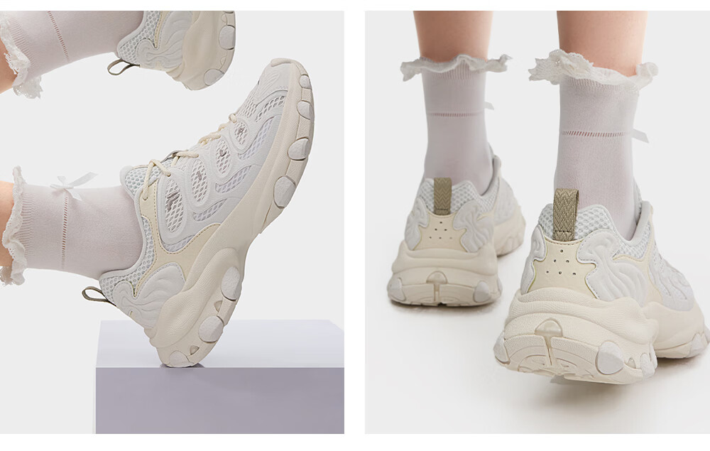 FILA Official Women's Shoes TRUFFLE 2 Dad Shoes, 2026 Autumn New Mushroom Shoes 2nd Generation Casual Shoes 41