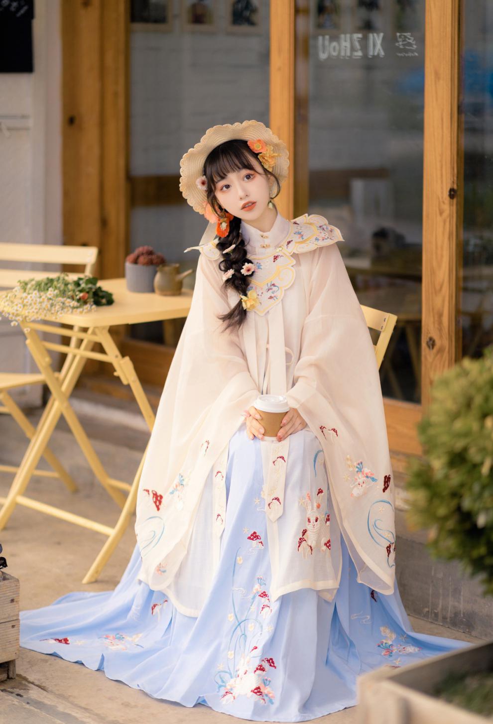 马面裙全套夏季古风汉服一片式齐腰襦裙刺绣半裙大集合百搭长款跳舞下