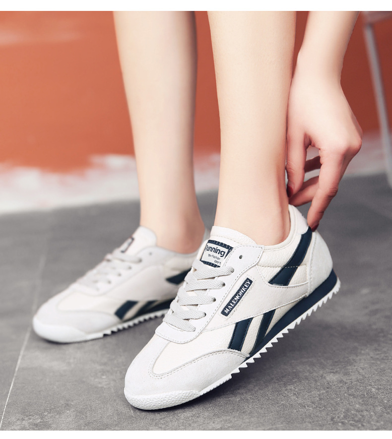 秋季平底运动鞋休闲鞋显脚小薄底大码女鞋40平跟41韩版42旅游3 a802