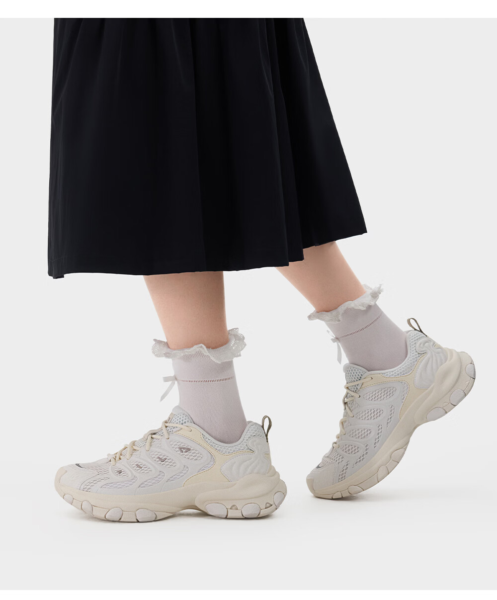 FILA Official Women's Shoes TRUFFLE 2 Dad Shoes, 2026 Autumn New Mushroom Shoes 2nd Generation Casual Shoes 39