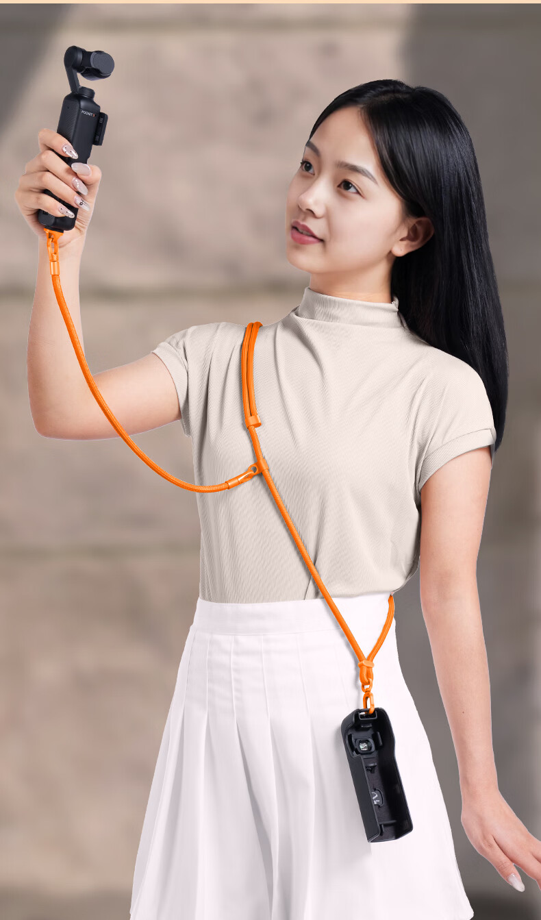 Yingyue Strap for DJI Osmo Pocket 4/3 Neck Shoulder Wrist Lanyard Protective Case Accessory Portable 4th 3rd Generation Camera Hand Strap Anti-Lost 5