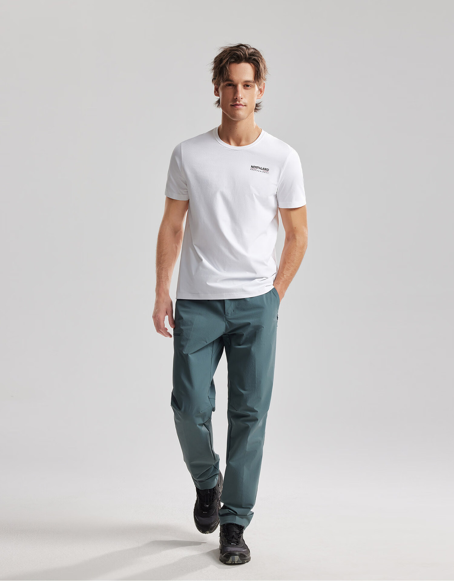 NORTHLAND Men's Crew Neck Short Sleeve T-Shirt 2026 New Outdoor Sun Protection Antibacterial Quick-Dry 19