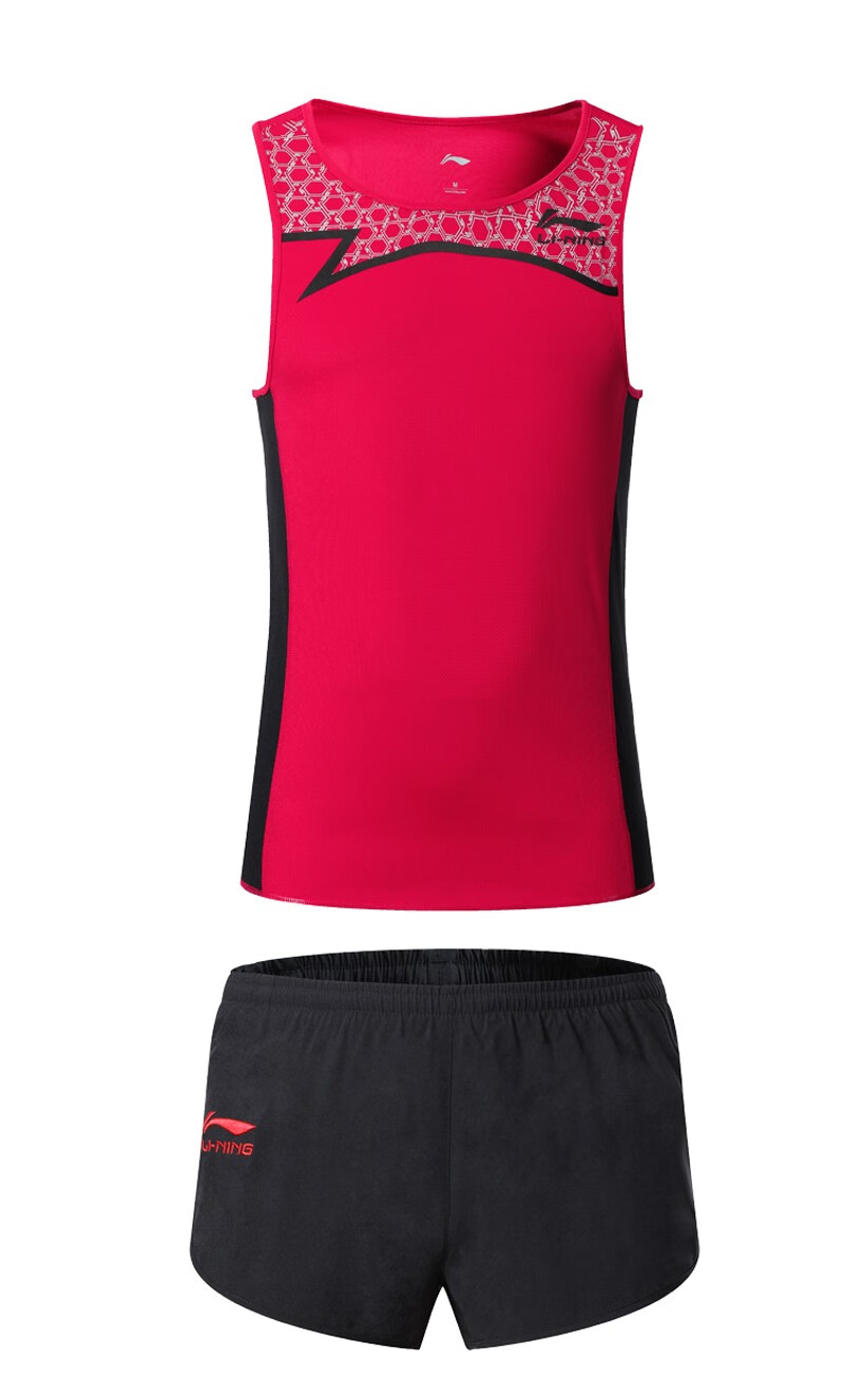 服夏季新款男女中短跑步训练透气速干背心 diy印号马拉松专业运动套装