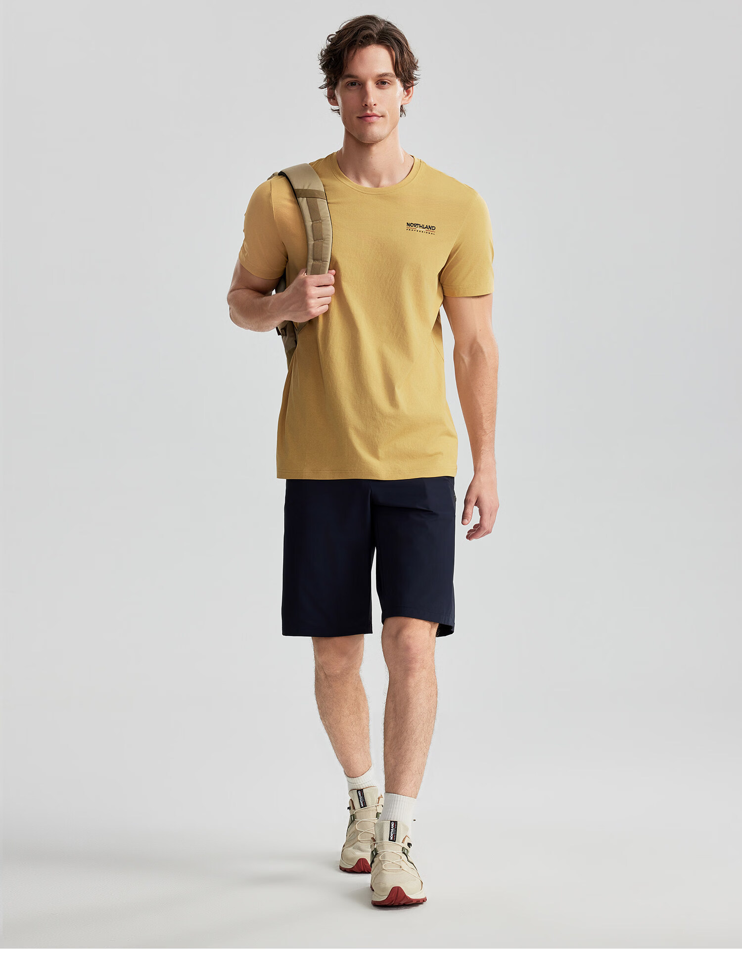 NORTHLAND Men's Crew Neck Short Sleeve T-Shirt 2026 New Outdoor Sun Protection Antibacterial Quick-Dry 35