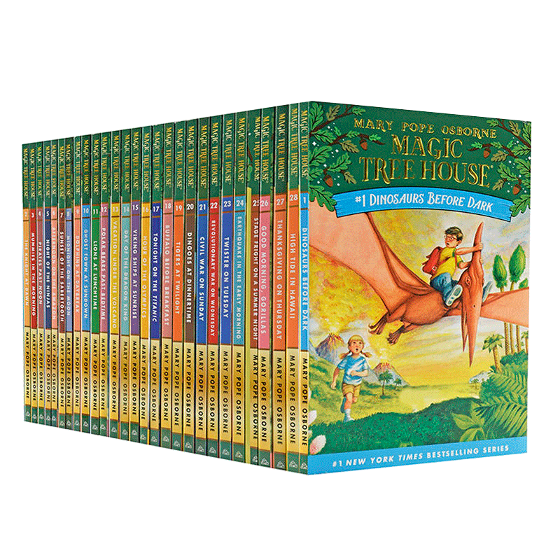 无盒套装themagictreehousebooks128神奇树屋系列套装128本