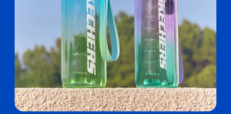 Skechers Large Capacity Tritan Sports Water Bottle for Men and Women Outdoor Fitness Portable Student Cup 28