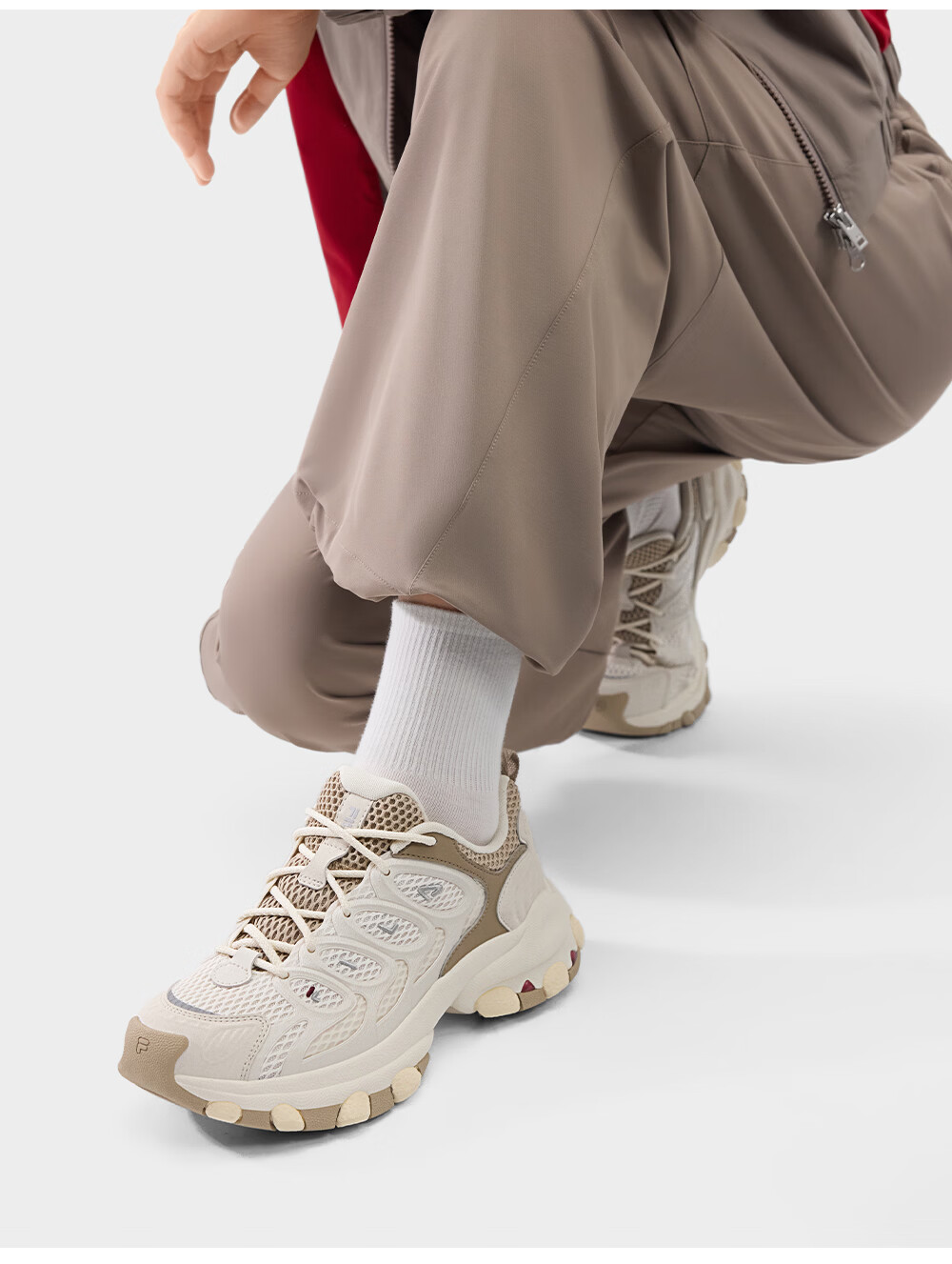 FILA Official Women's Shoes TRUFFLE 2 Dad Shoes, 2026 Autumn New Mushroom Shoes 2nd Generation Casual Shoes 43