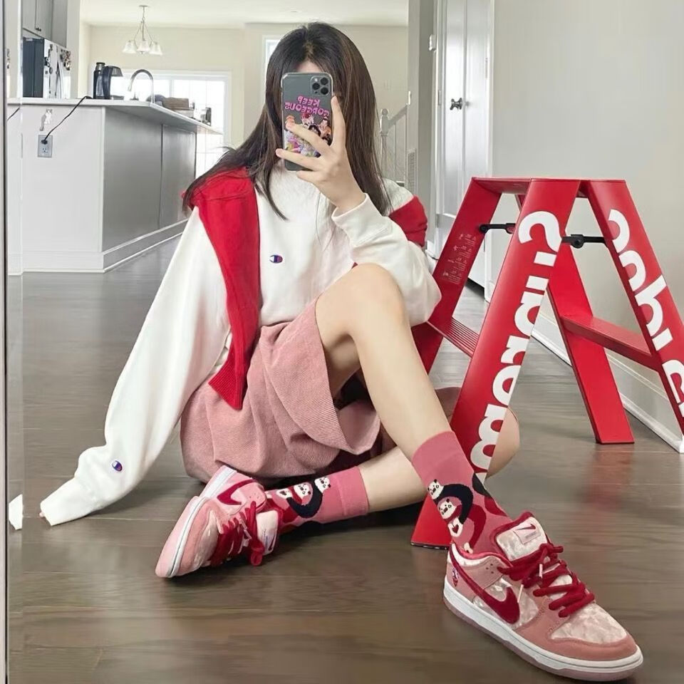 耐·克ni·kedunk乘风破浪的姐姐同款限定低帮板鞋运动鞋莆田 情人节