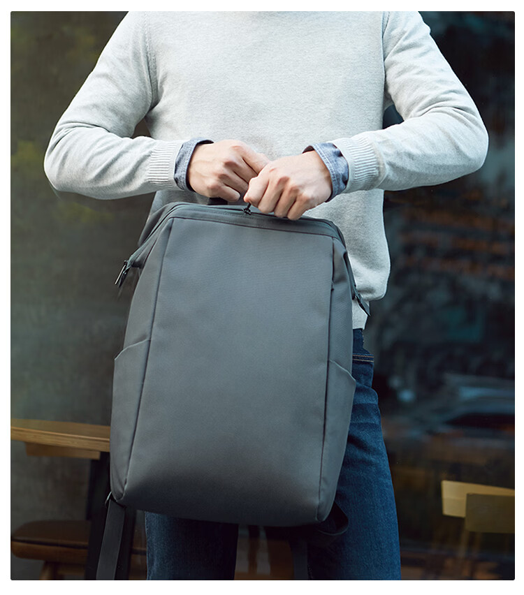 90 Points Commuter Laptop Backpack 15.6-inch Lightweight Business Travel Bag Moss Gray 9