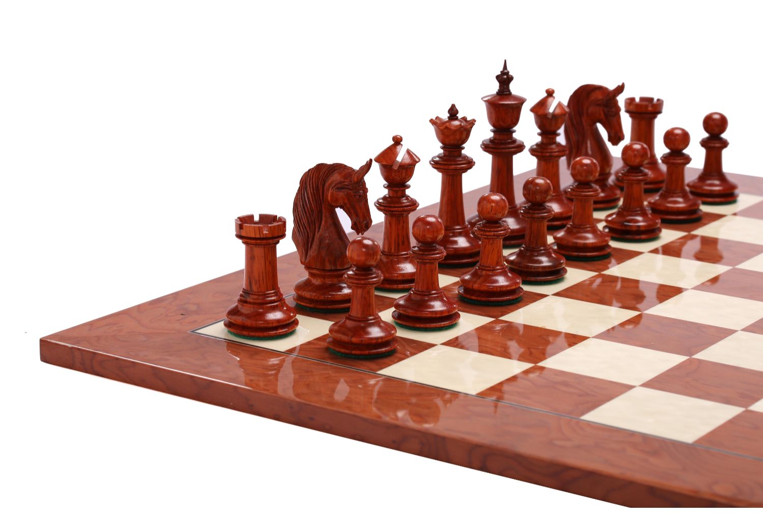 博圣象棋高档大型实木国际象棋进口豪华斯汤顿棋子紫檀木黄杨木棋子