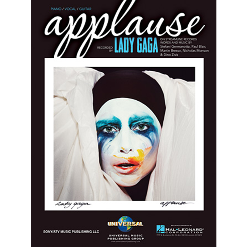 lady gaga applause 掌声 声乐吉他和钢琴 海伦德 hl123276