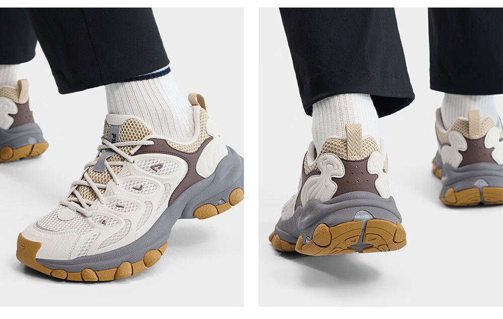 FILA Official Men's Shoes TRUFFLE 2 Dad Shoes, 2026 Autumn New Style Mushroom Shoes 2nd Generation Casual Shoes 19