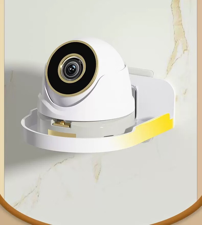 YOUQIN Surveillance Camera Bracket No-Drill Wall Mount Indoor Outdoor Home Inverted Base Camera Tray 18