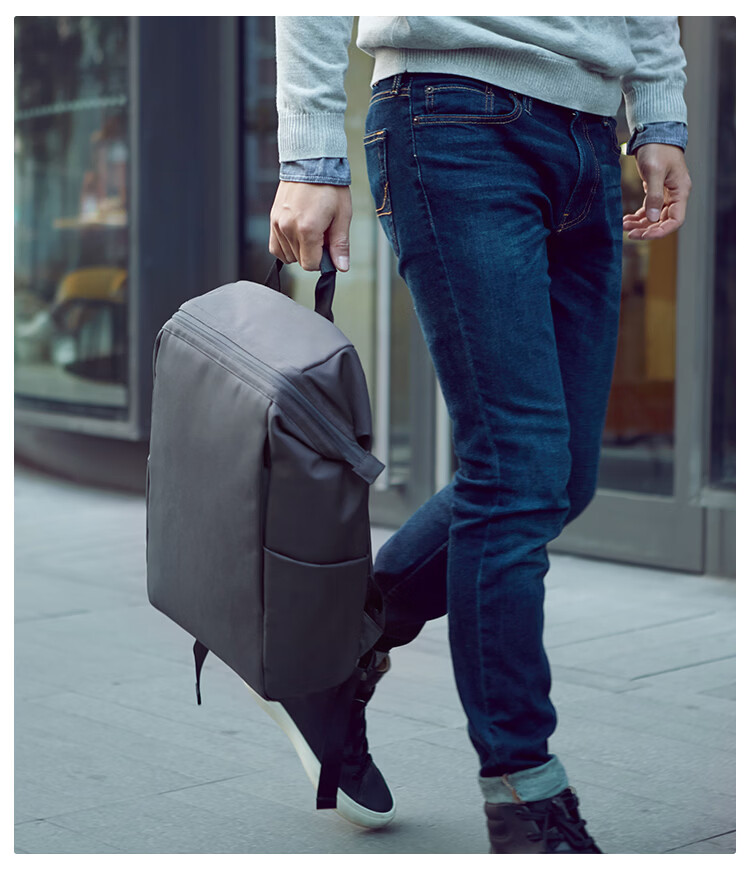90 Points Commuter Laptop Backpack 15.6-inch Lightweight Business Travel Bag Moss Gray 3