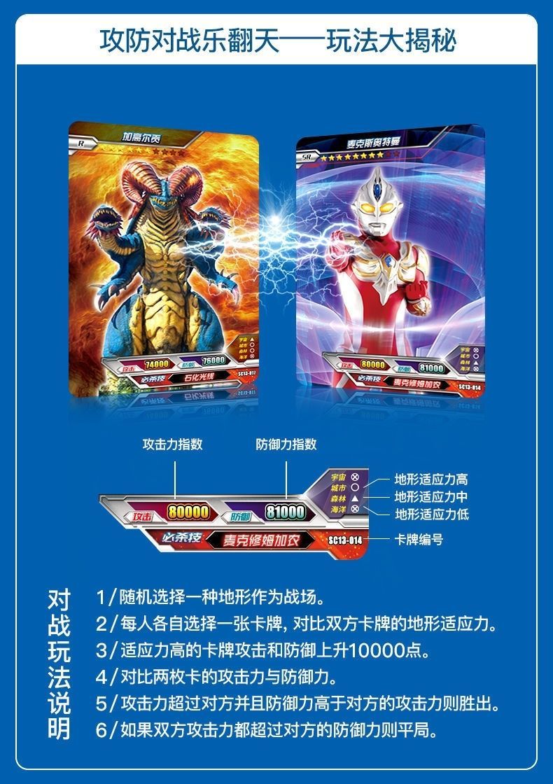 奥特曼卡片卡册全套3d立体卡牌玩具满星卡荣耀版金卡收集收藏册 05款