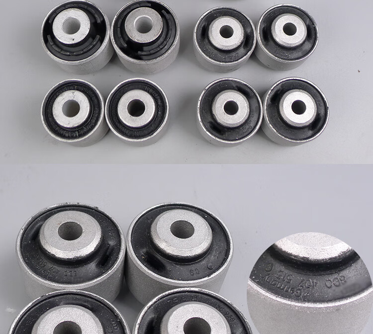 适用于奥迪a4la6lq5a5上下支臂悬挂摆臂衬套胶套液压下弯臂胶上摆臂小