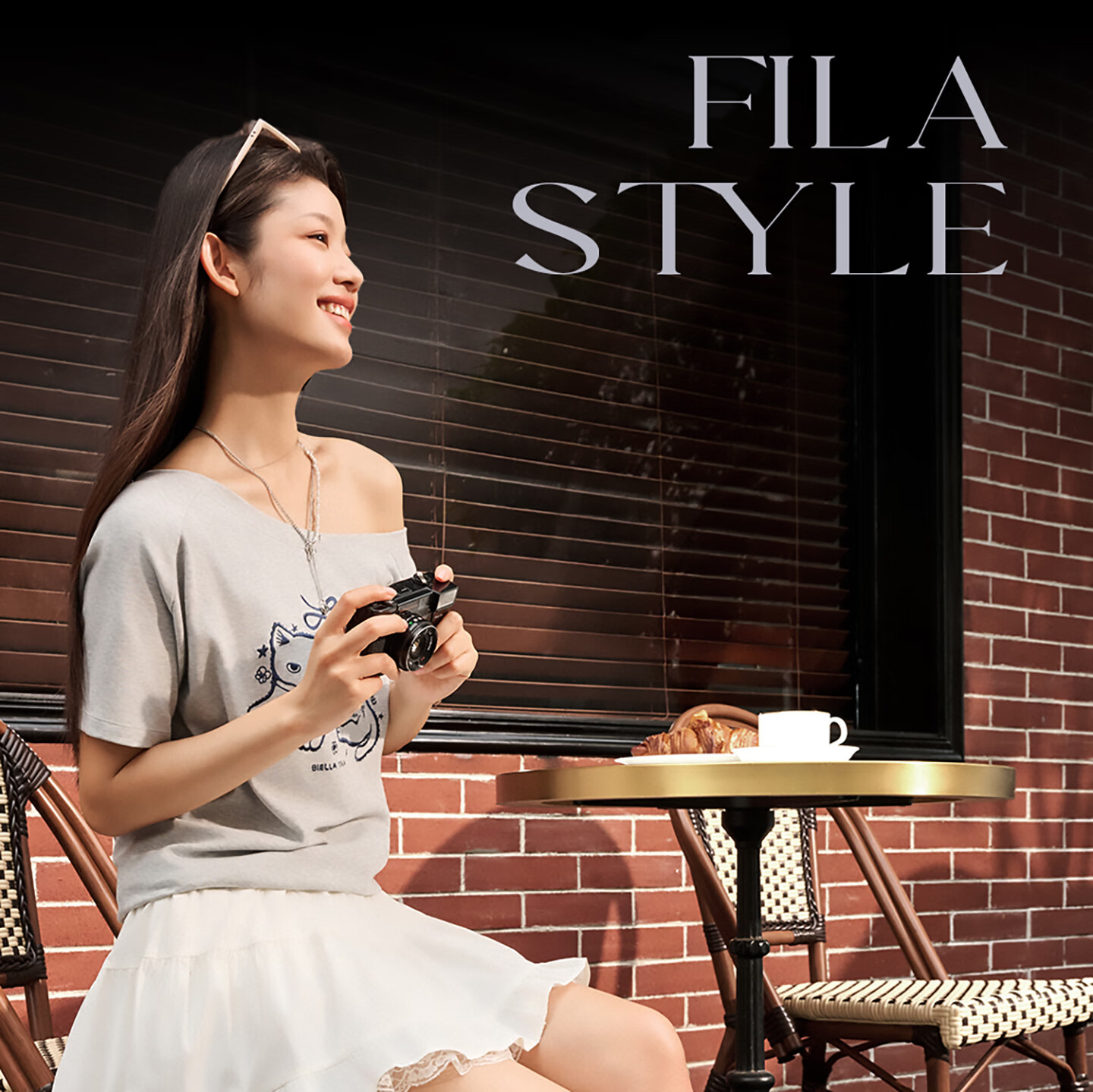 FILA Ballet Shoes Korean Style Sports Luxury Ballet Flats Women's New Football Training Shoes 13