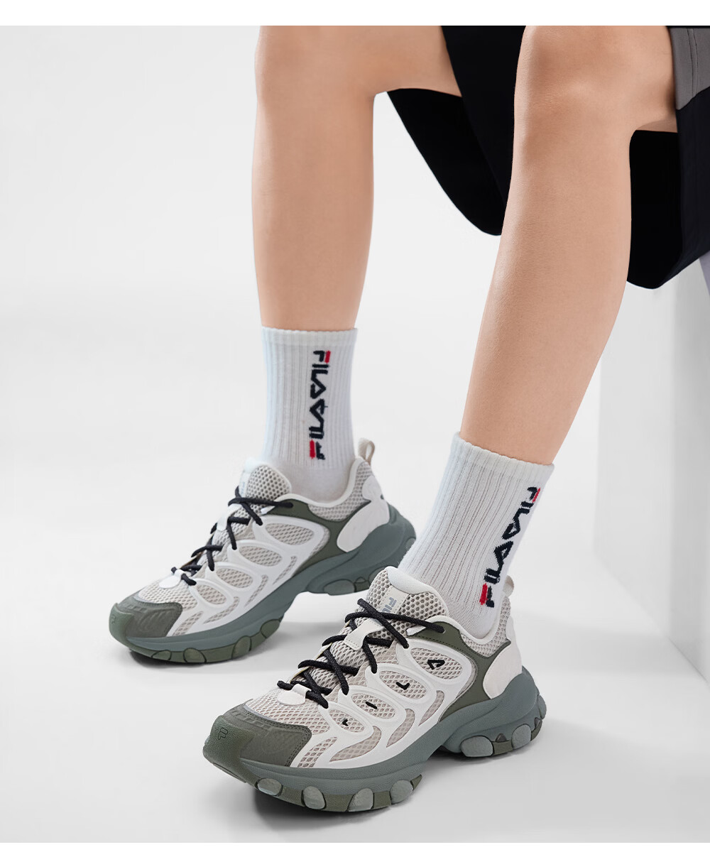 FILA Official Men's Shoes TRUFFLE 2 Dad Shoes, 2026 Autumn New Style Mushroom Shoes 2nd Generation Casual Shoes 20