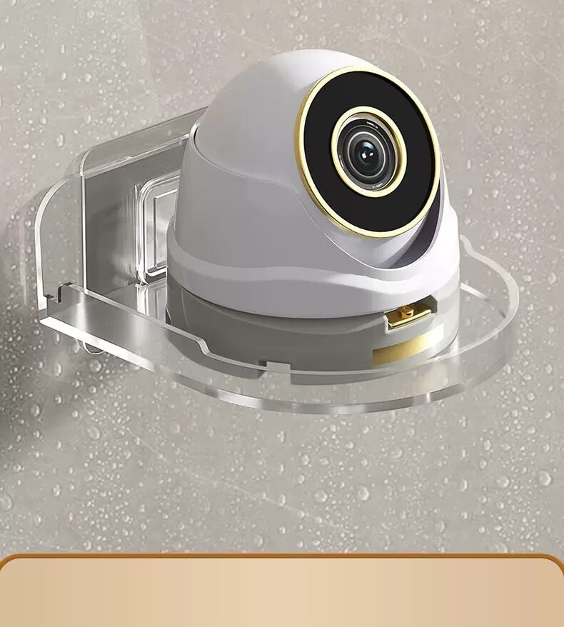 YOUQIN Surveillance Camera Bracket No-Drill Wall Mount Indoor Outdoor Home Inverted Base Camera Tray 12