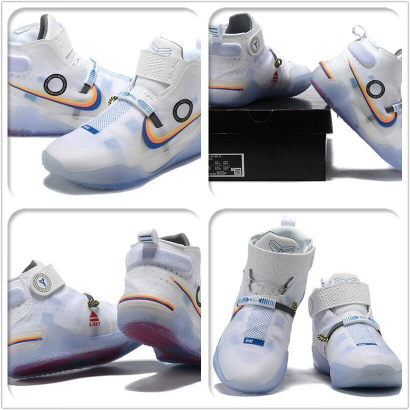 科比12代kobe ad nxt 全明星白蓝黑红彩虹透明高帮缓震篮球鞋男 科比