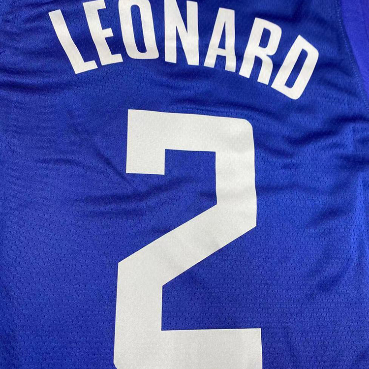 n1515b1515a官方旗舰新品75周年快船队2号伦纳德球衣莱昂纳德