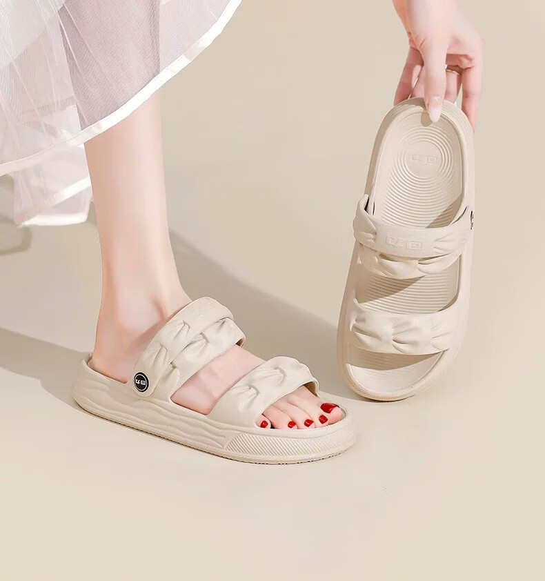 Warrior Women's Sandals 2026 Summer New Travel Wear with Skirts EVA Soft Sole Dual-Wear Beach Slippers 19