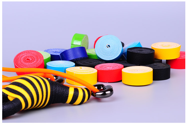 弹弓吸汗带绑带缠绕带缠弓带可水洗皮质荔枝纹吸汗带弹弓10条装 黑色