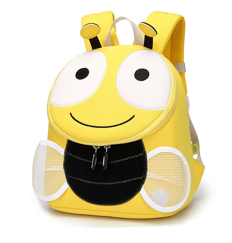 ss 儿童出游书包女宝宝1-3岁可爱小蜜蜂背包婴幼儿园防走失男女童包