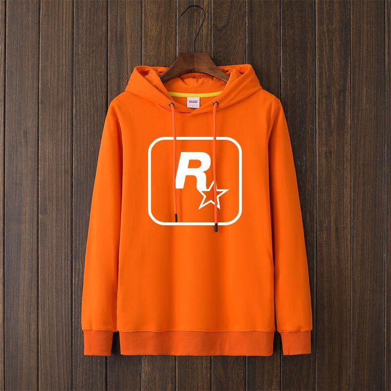 小胥rr星给他爱卫衣周边r星标志卫衣连帽慵懒风衣服套头 军绿色 #2