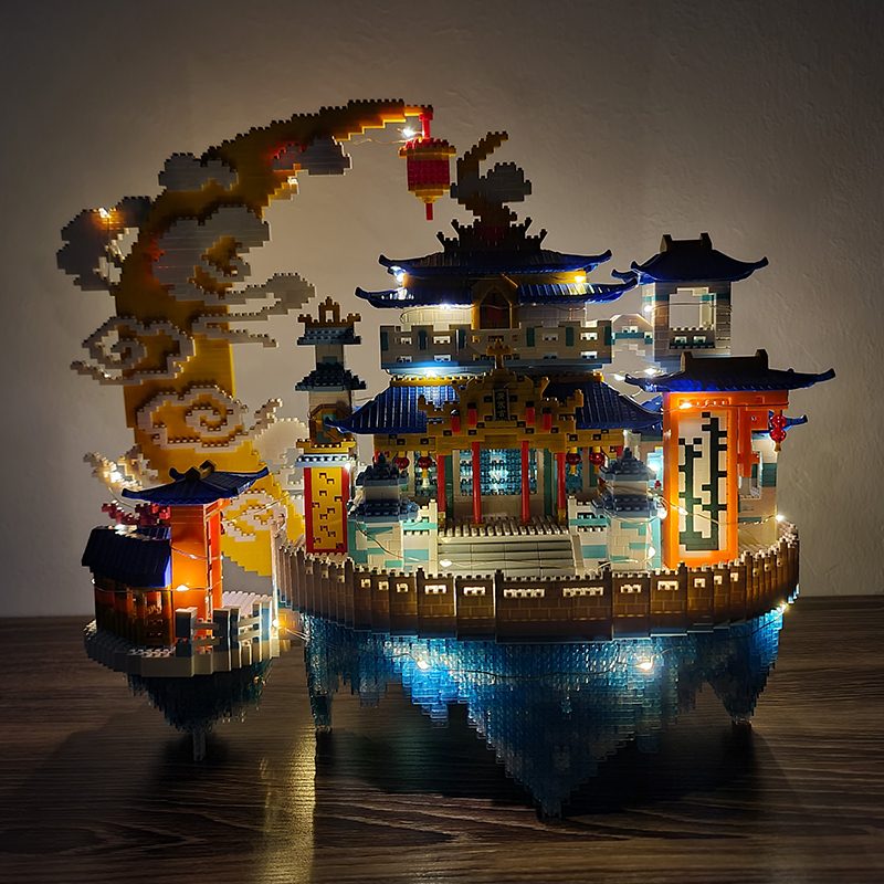 乐高乐高积木广寒宫城堡拼装玩具成年高难度中国风巨大型建筑女孩系列