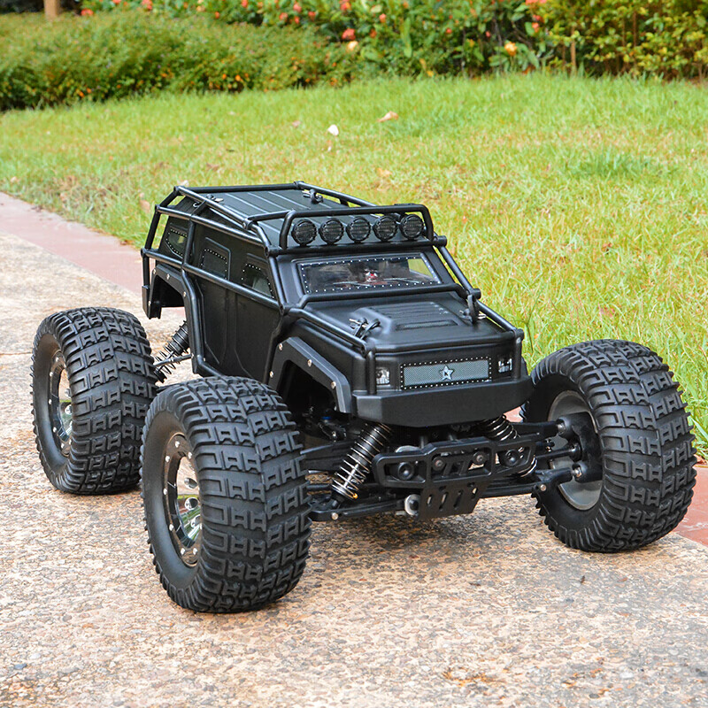 遥控玩具车1:8g5高速暴力大脚车rc模型遥控车四驱电动赛车玩具车 红色