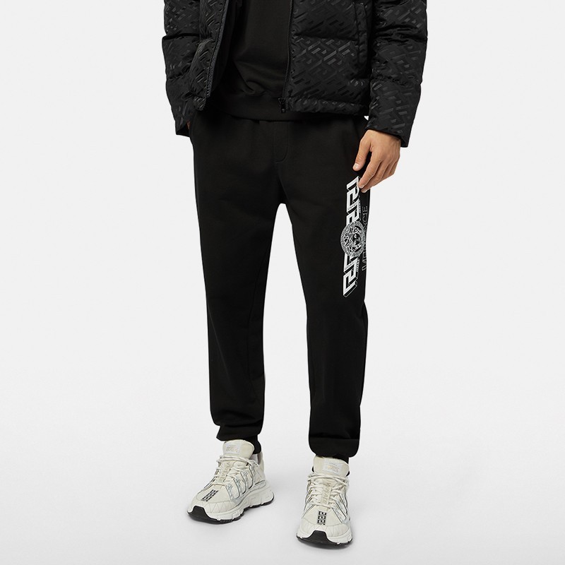 【中检鉴定】versace范思哲男装 男士美杜莎徽标运动裤休闲长裤