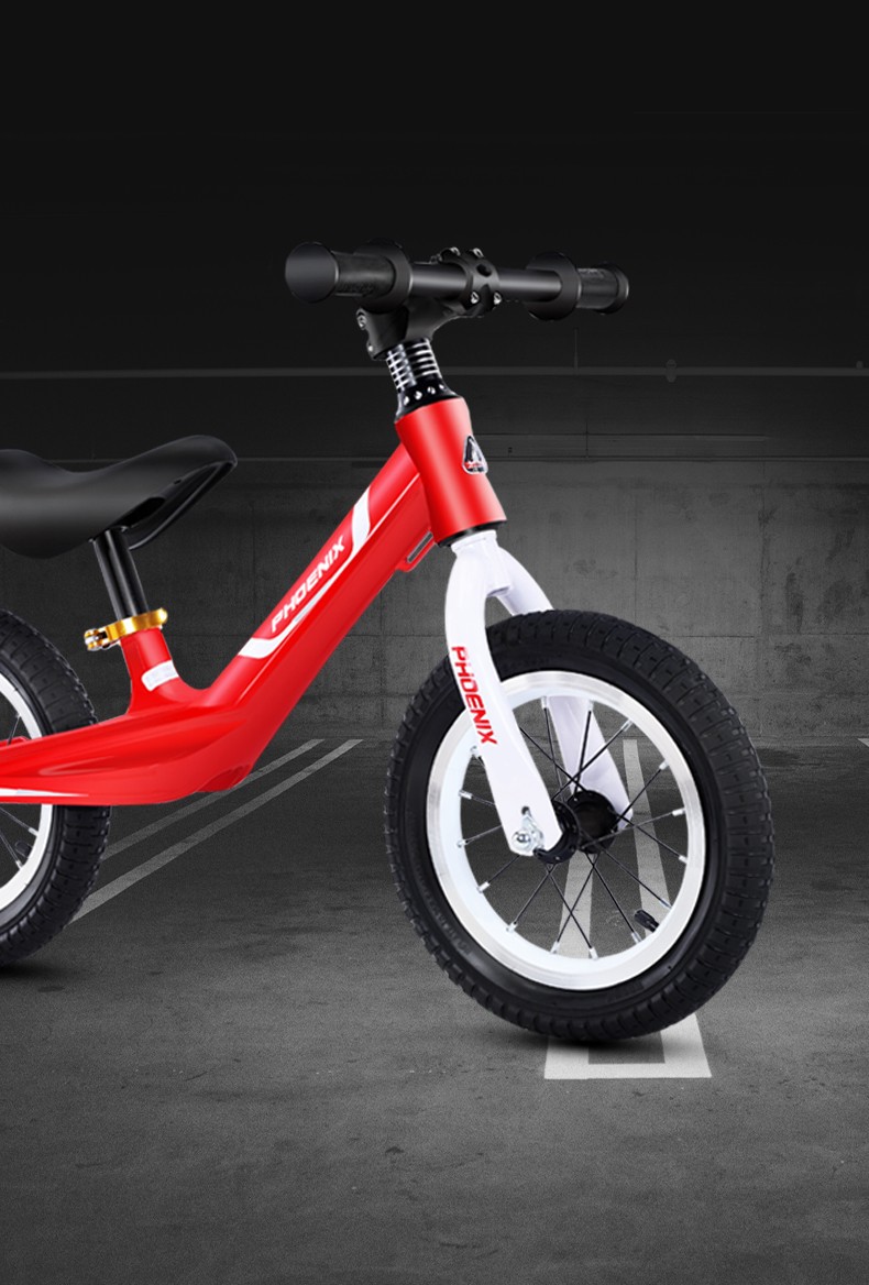 凤凰儿童平衡车滑步车1-2-3-4-5-6岁小孩滑行车男孩女孩童车自行车